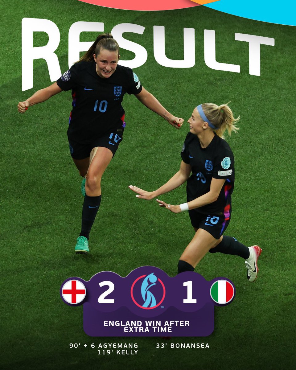 salym_waziry's tweet image. The spaghetti lovers - Italy women’s team have been conned, that was never a penalty, not even in a million years but irriz waririz, football is a cruel sport.😄
The lionesses through to the finals.
On sunday they will face either Germany or Spain who play tomorrow.