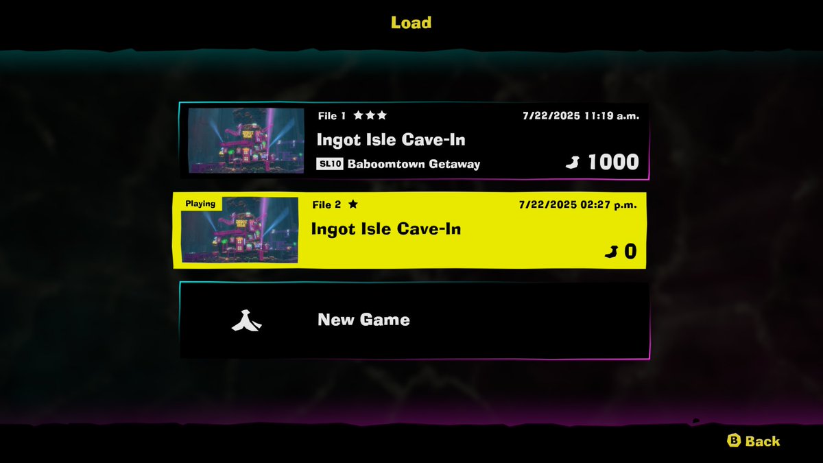 choscars92's tweet photo. I was able to finish a bananaless run in #DonkeyKongBananza I was wondering if it was possible and yea indeed it is, in the run I was also able to skip the jungle layer so I ended up skipping the ostrich bananza too. Game is super fun and cant wait to see future speedruns of it. https://t.co/Z2NAbY3Jnj