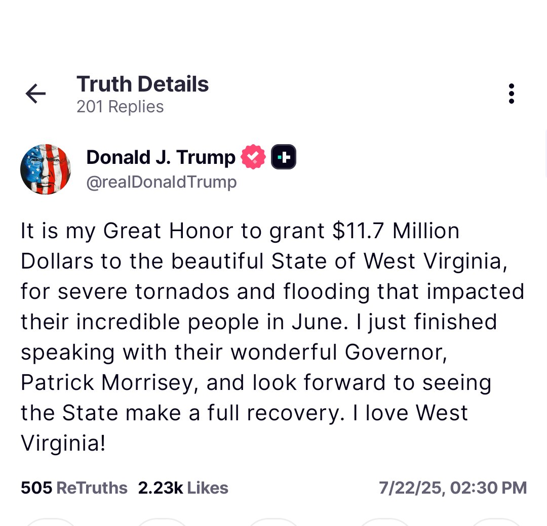DavidTaple90421's tweet image. This is what a president looks like right here no matter what state you live in a Democrat State or a Republican state