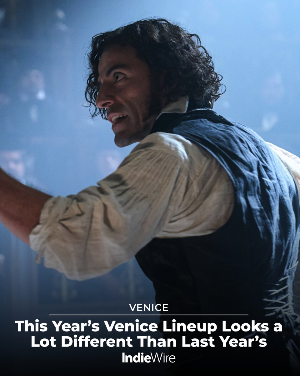 IndieWire's tweet image. The 2025 Venice Film Festival lineup greatly differs from last year in a number of ways, from the influx of Netflix titles to the absence of some festival regulars. Why is that?
We take a look at the snubs and surprises: indiewire.com/features/comme…