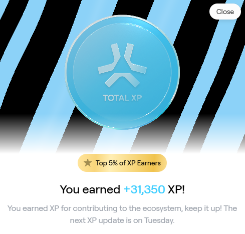 ChadFarmerChad's tweet image. Good XP this week from @onchainheroes & @PixelcornsABS. Heroes 🤝 Pixelcorns clutching the weekly XP 🥳