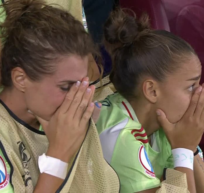 HardcoreItalian's tweet image. England advance to the Euro 2025 final with a 2–1 extra time victory over Italy. A tense semifinal ends in heartbreak after a valiant effort.💙