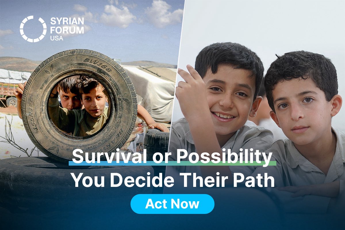 SyrianForumUSA's tweet image. One child chases survival.
Another smiles in a classroom.
Same country. Same age.
Different futures—because someone chose to care.
💙 Be that someone. Sponsor a student today.
syrianforumusa.org/student-sponso…
#Syria #سوريا #SyriaNeedsYou #school #students #education #sponsored…