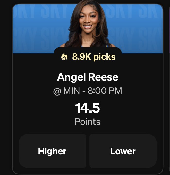TheDunkCentral's tweet image. Will Angel Reese score higher or lower than 14.5 points today?
Use code “DUNK” to play 👇
Link: play.underdogfantasy.com/p-dunk-central