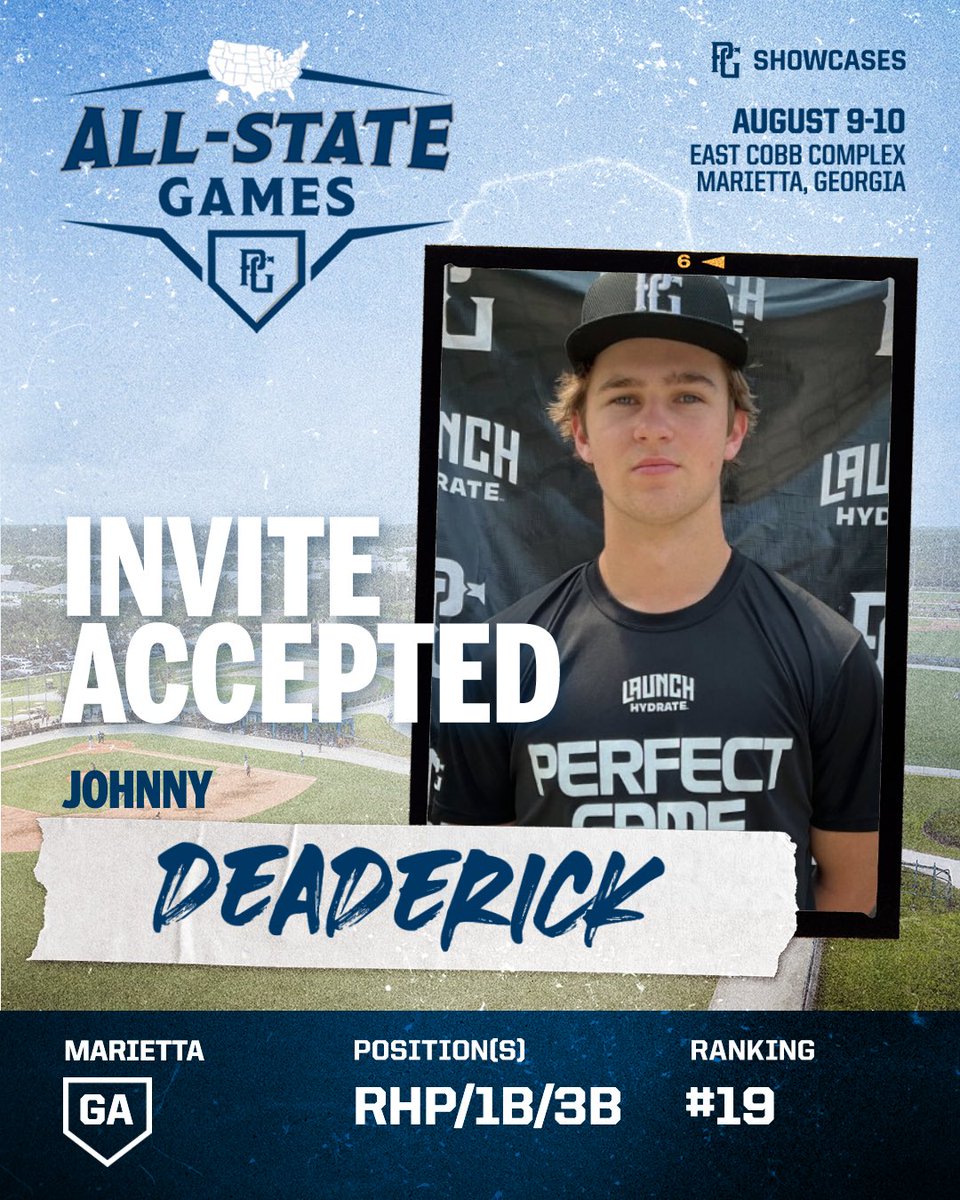PG_Georgia's tweet image. 🚨INVITE ACCEPTED🚨
Johnny Deaderick (GA) has accepted his invitation to head to the 2025 PG Southeast All-State Games in Marietta, GA! 🔥
@PGShowcases @PerfectGameUSA