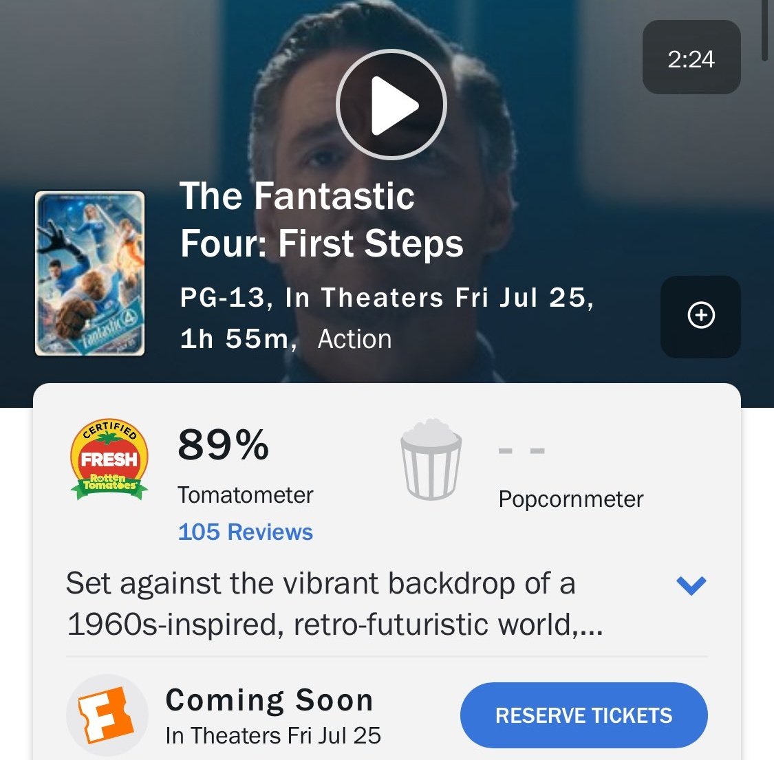 comicxbook's tweet image. #TheFantasticFour RT score vs #Superman RT score