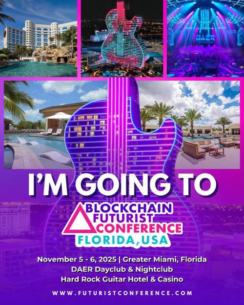 tailzmetax's tweet image. Nov 5th-6th at the Hardrock Miami
Blockchain Futurist Conference
@Futurist_conf @Ethereum_Women