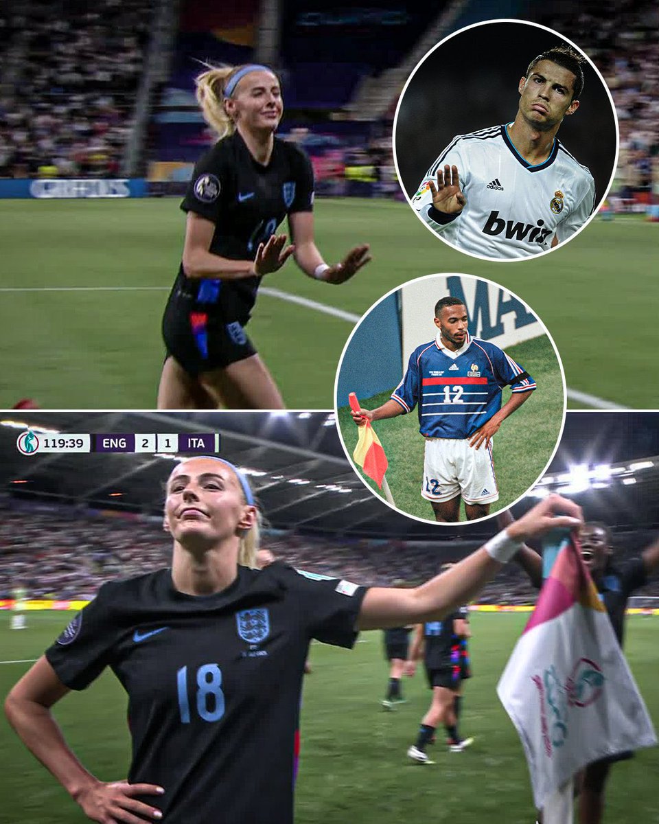 Peterium's tweet image. .@chloekelly did the Thierry Henry celebration! 🥳 and