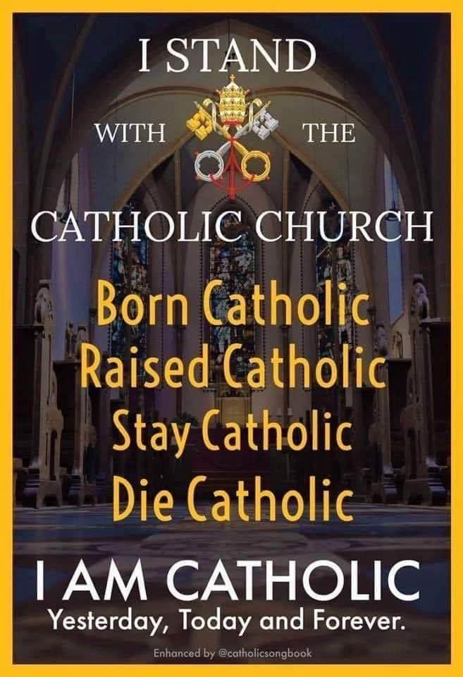 Vitus_oss's tweet image. A real Catholic will not pass this post without writing yes