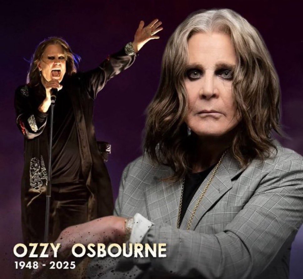 Vision4theBlind's tweet image. Ozzie Osbourne dies at the age of 76 just weeks after his farewell tour
Blood sacrifice?