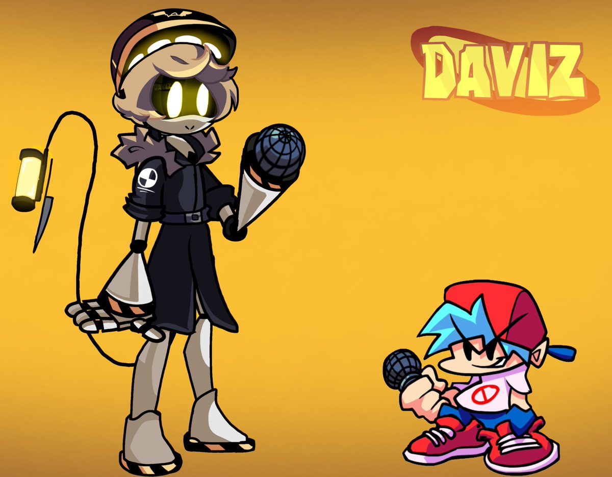 DAVIZ_ART's tweet image. Un concepto del Golden retriever (N) en fnf
#murderdrones #SerialDesignationN #FNF