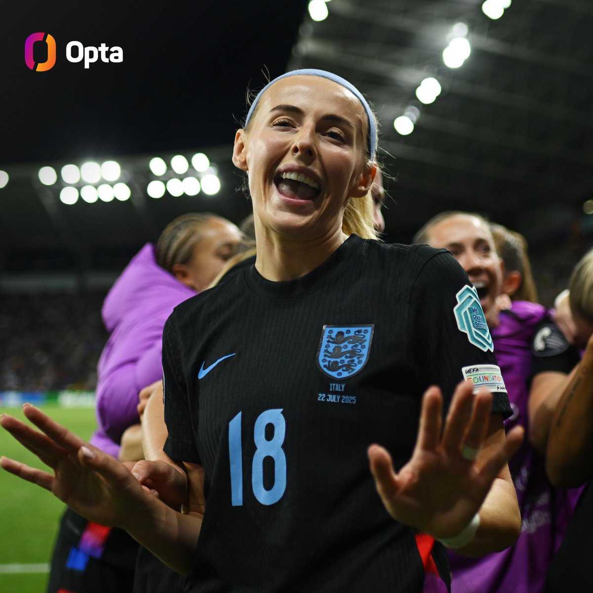OptaJoe's tweet image. 3 - England have become the third European team to reach the final of three consecutive major tournaments (World Cup/EURO) after Germany (3, 1995-1997 and 5, 2001-2009) and Norway (5, 1987-1993). Hat-trick.
