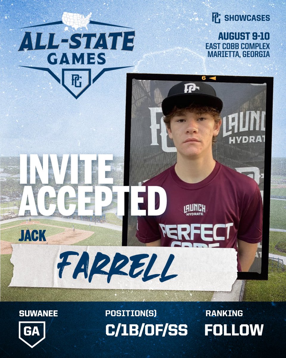 PG_Georgia's tweet image. 🚨INVITE ACCEPTED🚨
Jack Farrell (GA) has accepted his invitation to head to the 2025 PG Southeast All-State Games in Marietta, GA! 🔥
@PGShowcases @PerfectGameUSA
