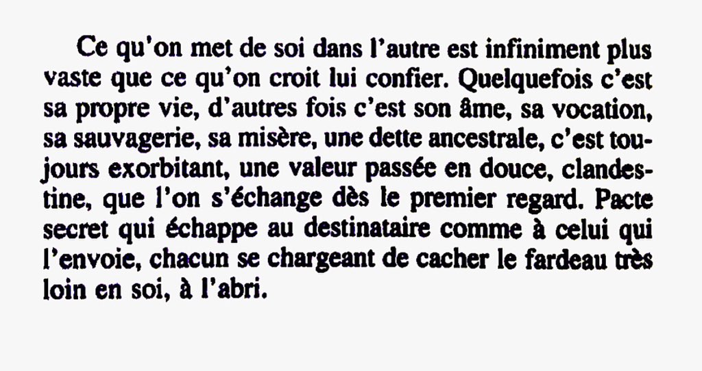 En cas d’amour (Anne Dufourmantelle, 2009).