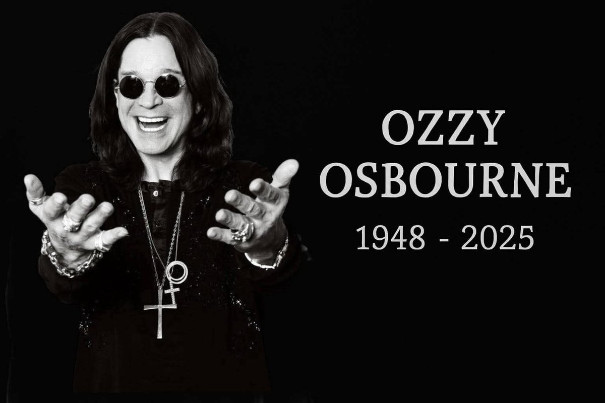 DavidWolfe's tweet image. BREAKING: Ozzy Osbourne, the Black Sabbath singer who rose to heavy metal stardom, has died at age 76.