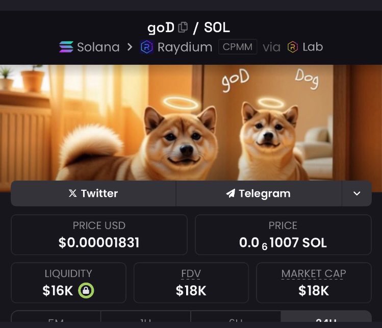 Foxy_D3Fi's tweet image. $goD is making a huge come back that’ll break meme coin records!!!
I’m all in
CA - 4LKMTEEKhsK72YStimpdH4q4sjSZqhudPjT9Pw2jbonk
It’s buy time @cabalkrypt @TOSSWEB3 @legiondyor