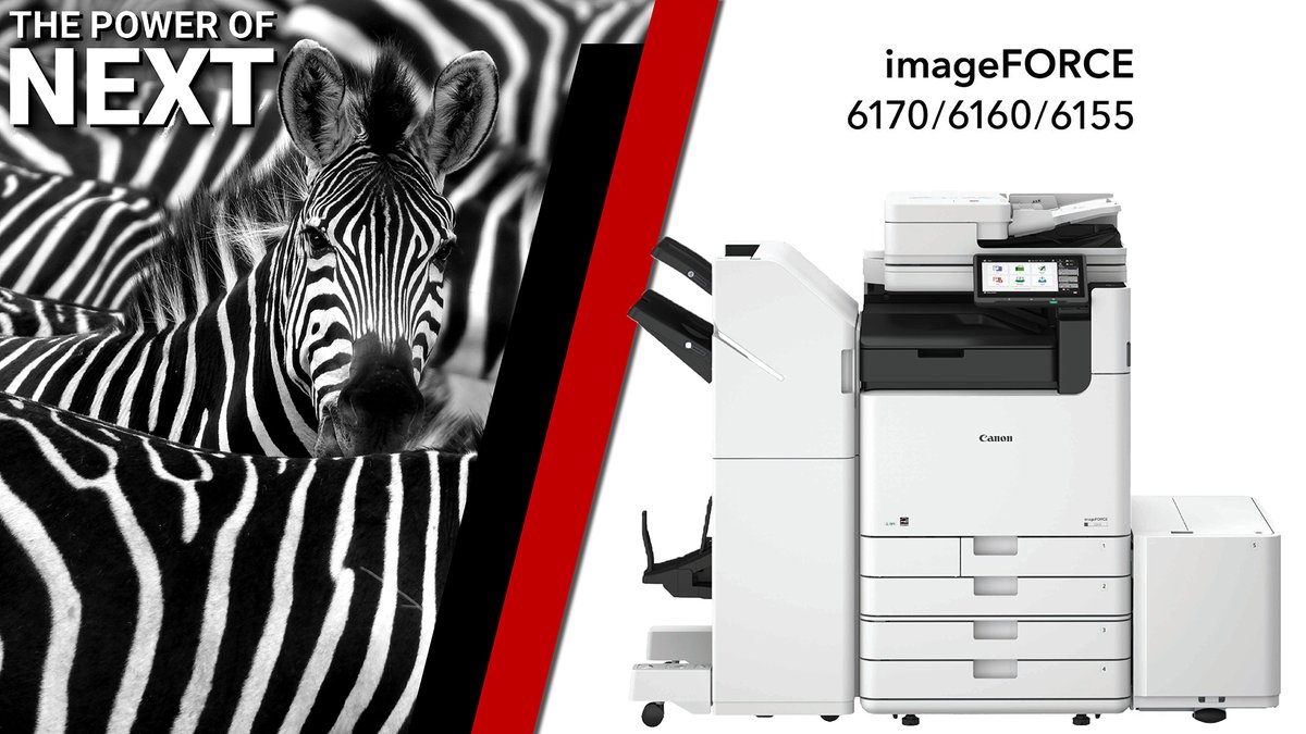 CanonUSA's tweet image. Meet the imageFORCE 6100 Series! Built for high-volume teams that need speed, precision, and reliability. With crisp B&W output, rapid scanning, and smart workflow integration, these printers help you stay productive and ahead of demand.
Learn more: canon.us/3TQ213l