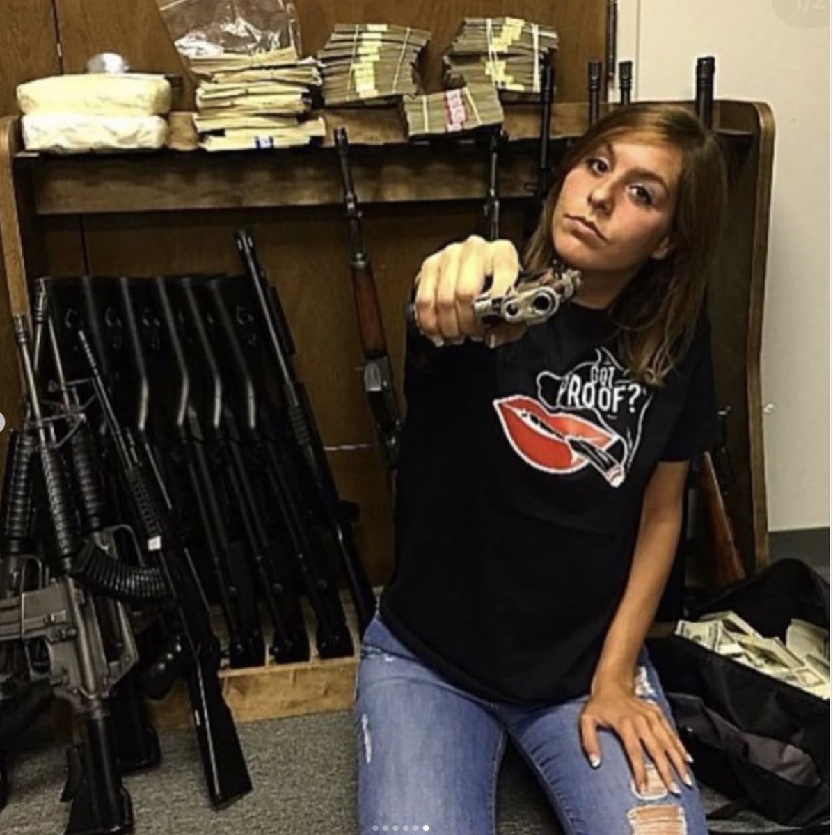 MrDennisByron's tweet image. A photo can tell a million stories. What story was attorney Nicole Fegan trying to tell in this photo? Was she trying to market to potential clients or is she really about that life? #YSLFegan
