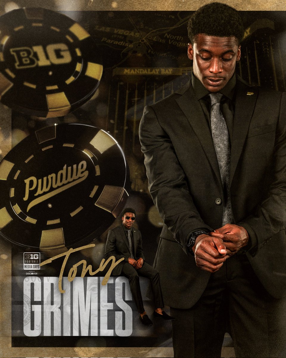 All business in Las Vegas. 

<a href="/B1Gfootball/">Big Ten Football</a> Media Day 🔜