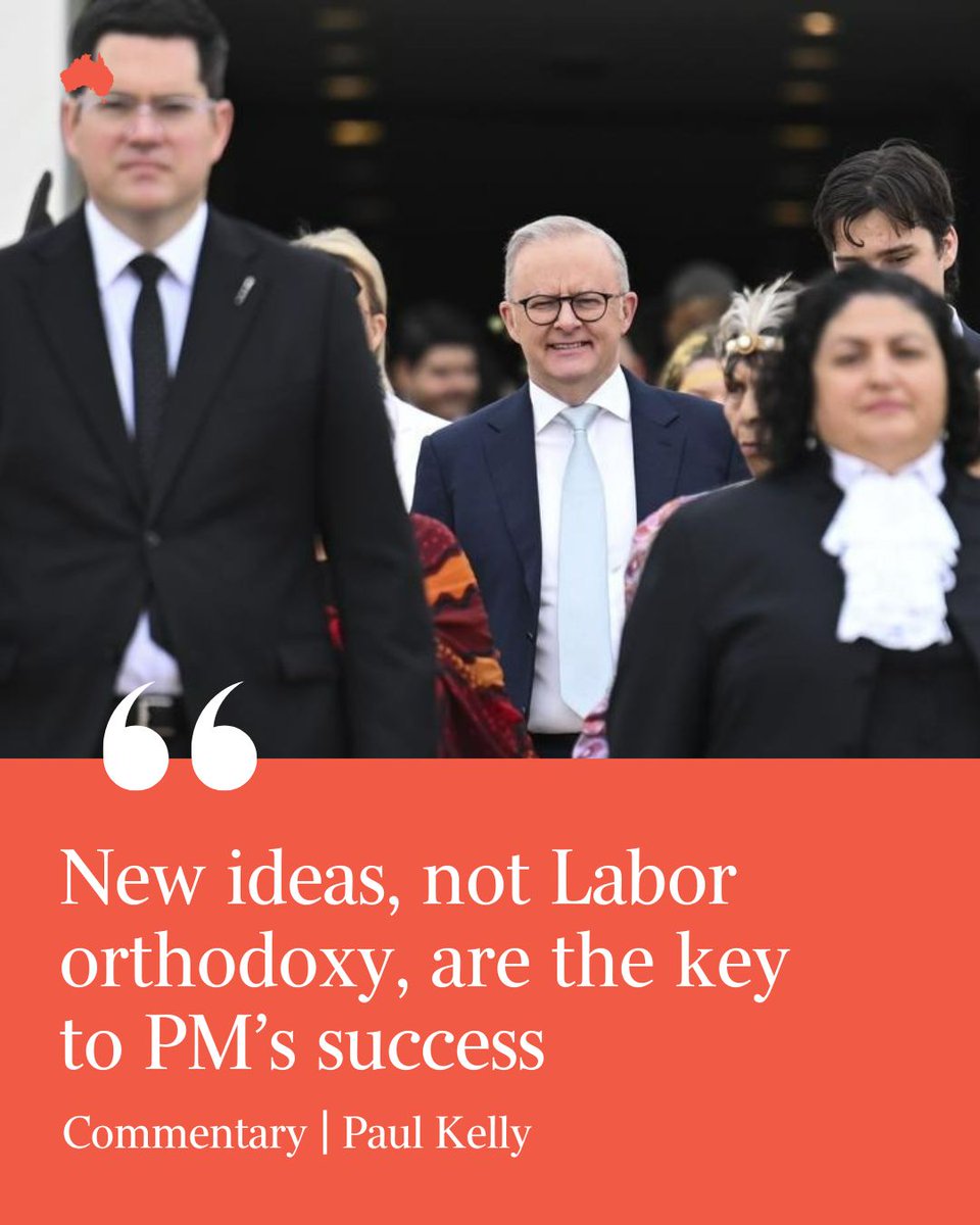 australian's tweet image. Opinion: Labor’s 2025 election mandate cannot do the policy job for Australia. More of the same won’t work. Entrenched ALP policy attitudes cannot tackle the source of Australia’s long underperformance. Read on: bit.ly/4kYeUDr