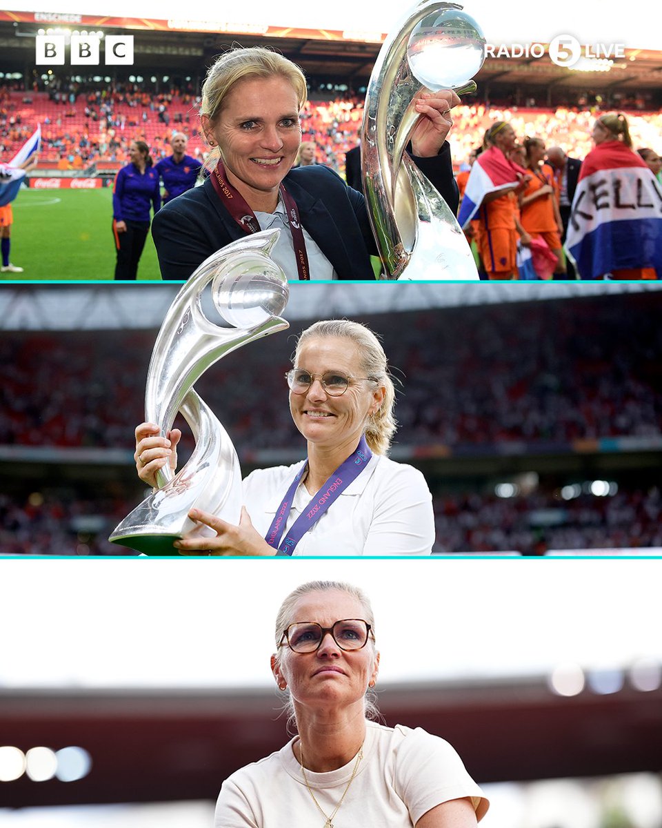 5liveSport's tweet image. ✅ Sarina Wiegman's third consecutive Euros final...
🏆 Won it with The Netherlands in 2017
🏆 Won it with England in 2022
🦁 2025...
#BBCFootball #ENGITA #WEURO2025