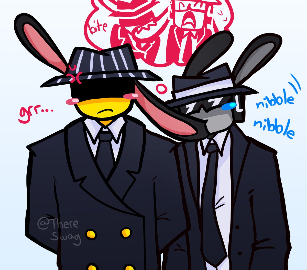 There_Swag's tweet image. #DoubleFedora I&apos;ve warmed up to bunnyfioso and bunnychance