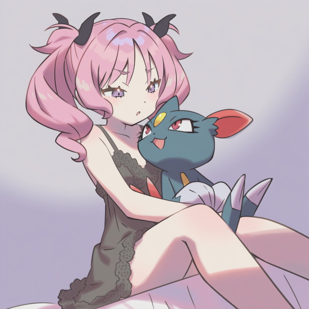 0ldd0r0thy's tweet image. あそこでああすりゃよかったニャ #学マス #藍井撫子 #ニューラ