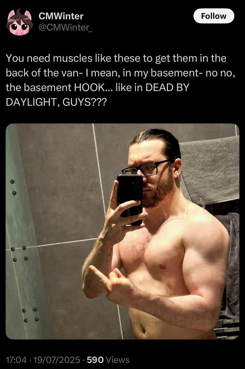 I was trying my absolute hardest to stay away from this individual because I KNOW he just wants the attention but why in the fuck would you lean into those allegations like that? 

Why the fuck would you support that? This is the most unfunny shit.