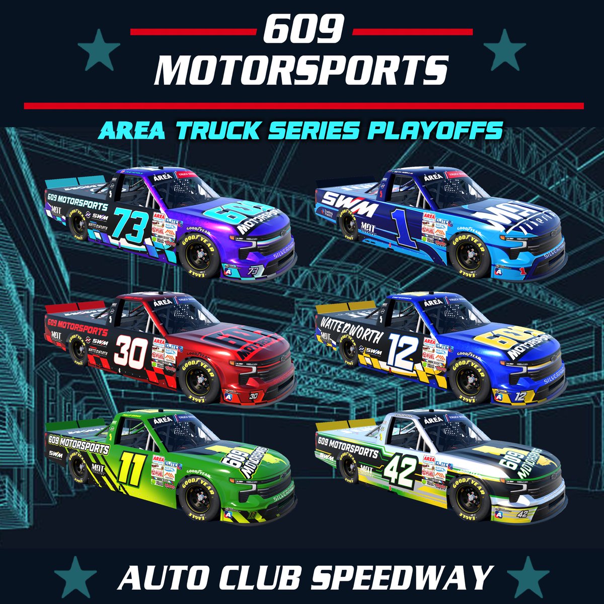 More round of 8 finale action at the warehouse that is auto club, tonight we race inside the warehouse instead of around it!

<a href="/JakeNichols73/">Jake Nichols</a> (+26), <a href="/Freaky4Fast/">S29MAN</a> (+15) hold decent point gaps over the cutline going into a track that both drivers exceed at 👀