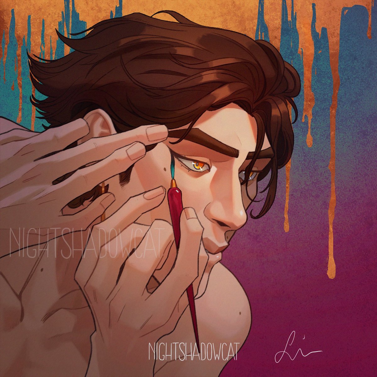 NightshadowCatS's tweet image. Councilor Vik's morning routine! ✨💅🏼
Because I promised you 🥺
Thanks again for your love and support! 💖💕
You can read our AU ff "To Fall From Grace" by @kantou_qed!
#jayvik #jaycetalis #viktorarcane #jaycexviktor #councilorviktor #arcaneau #originaldesign #fanproject #fanart