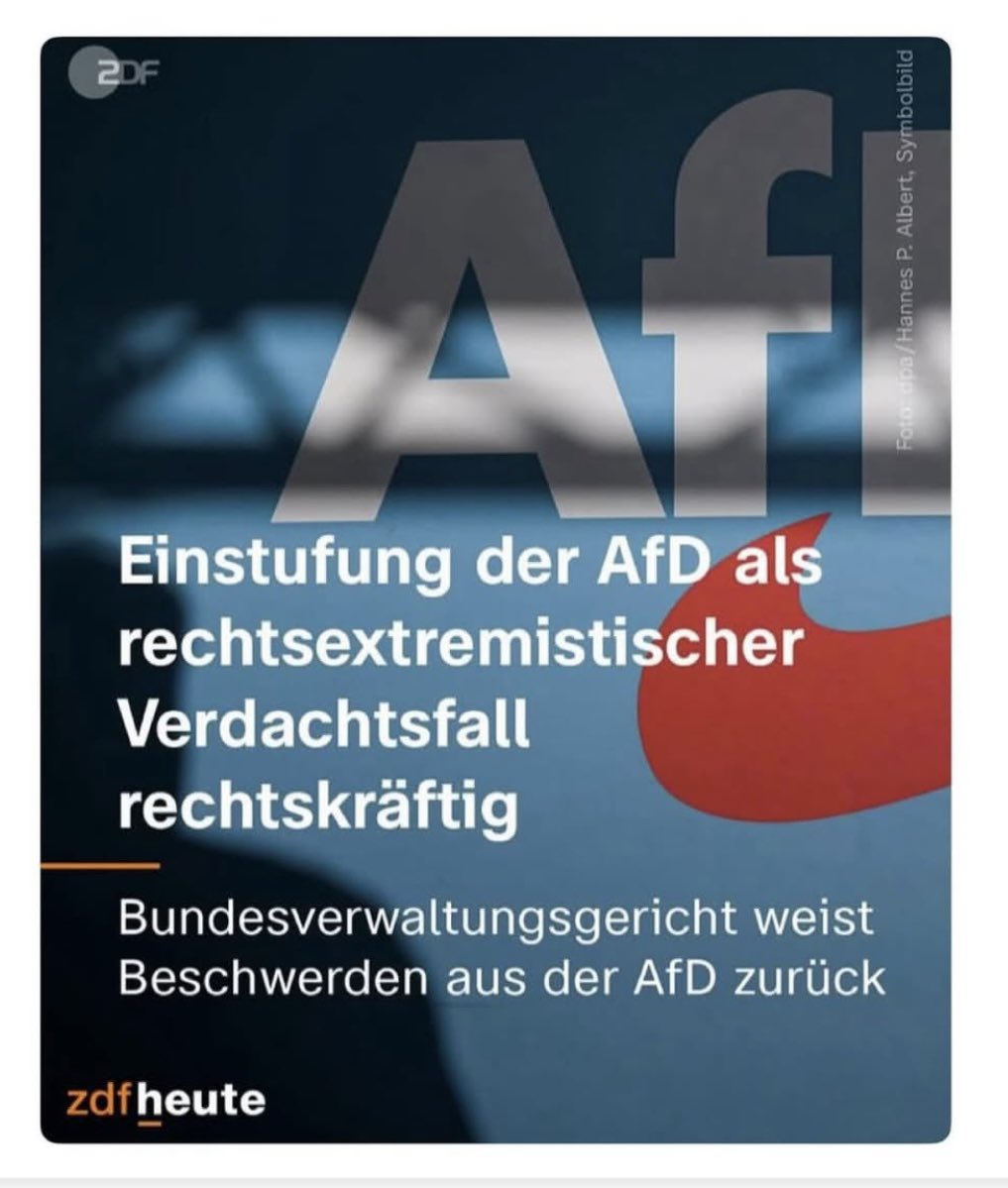 dokhollidays's tweet image. ‼️Breaking:
Hier noch eine gute Nachricht zur Nacht!
Alles rumlamentieren und das ganze rechtsrechte Mimimi haben nichts gebracht.
Wann endlich Abgrenzung zu rechtsextremistischen Parteien??
@cducsubt
‼️Es bleibt nämlich dabei…
@ZDFheute