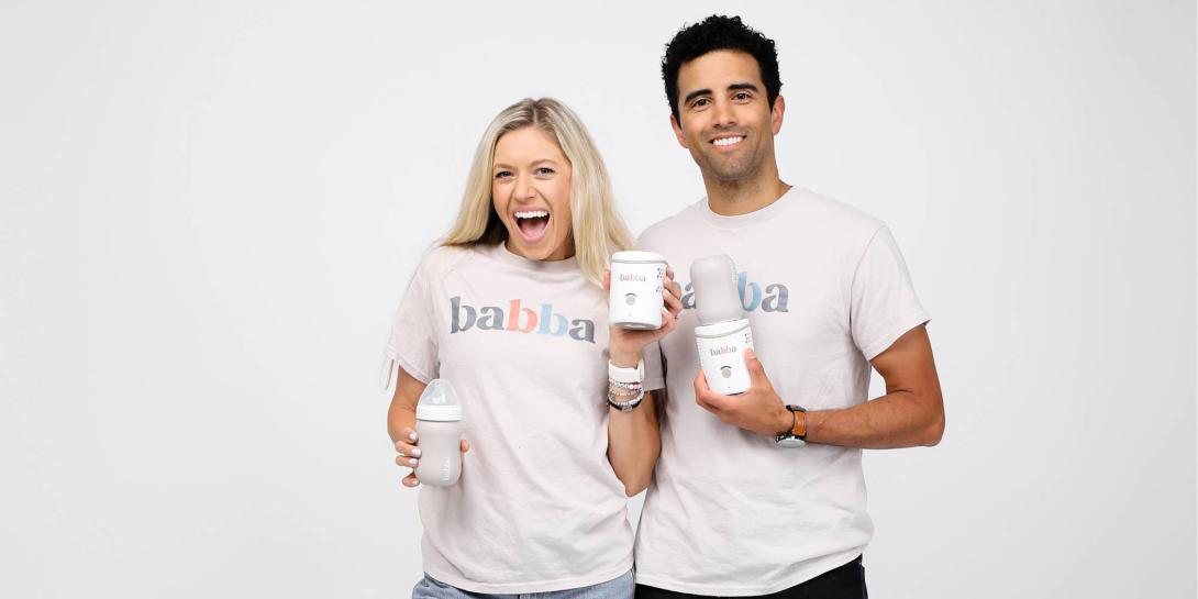 Calvin_Uni's tweet image. Dan Evans ’11 is breaking into the $475B baby product market with Babba—the world’s first portable baby bottle warmer and cooler. “It’s a game changer,” says Evans, inspired by challenges he and his wife faced as new parents.
Read more ➡️ bit.ly/3IGxGlg.