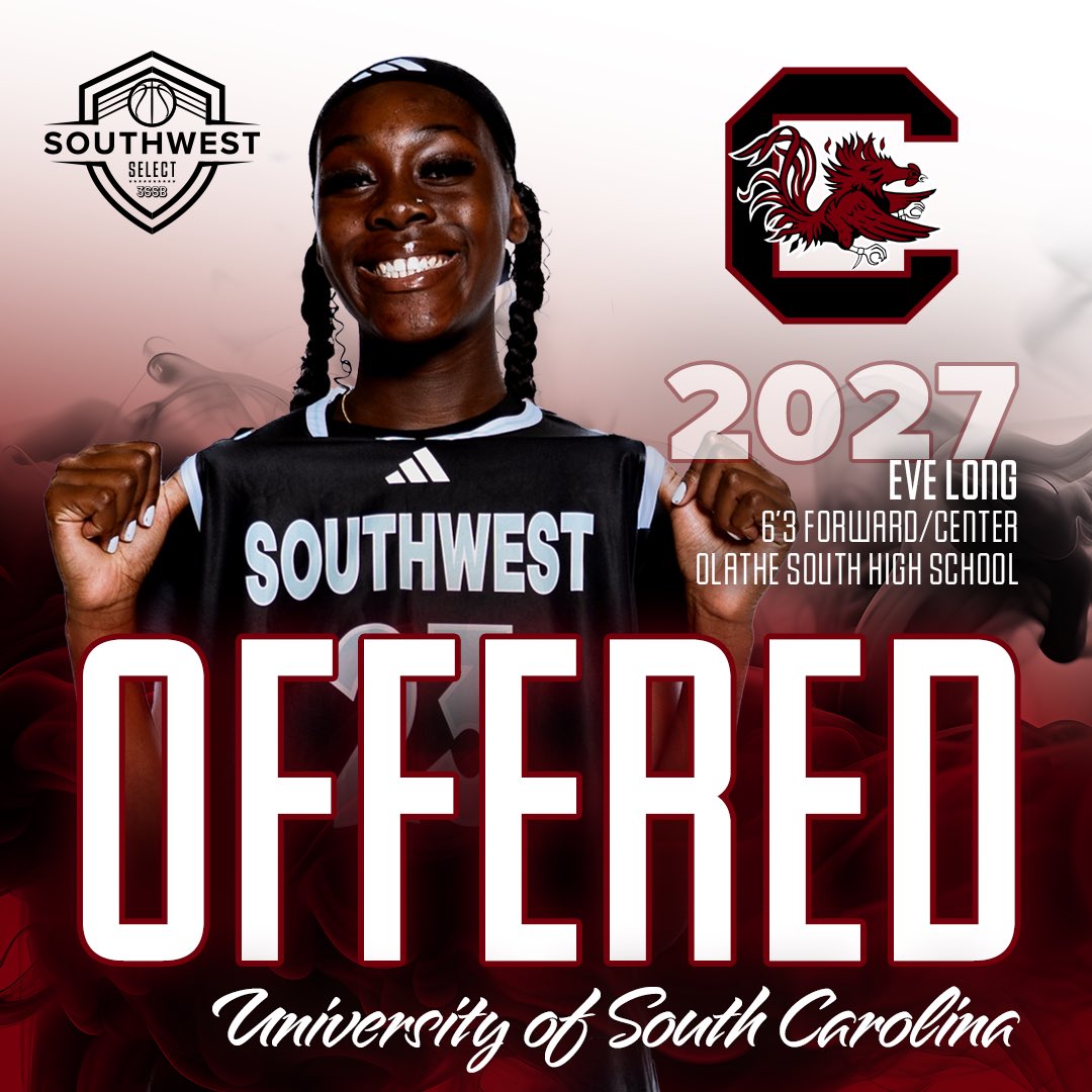 eve_long23's tweet image. After a great conversation with @dawnstaley l'm excited to announce that l've received as offer to @GamecockWBB !!! Thank you coach for believing in me! βοΈRomans 8:28 #agtG #aLONGway2go @Khensle @coach_clark512 @MikeAduddell