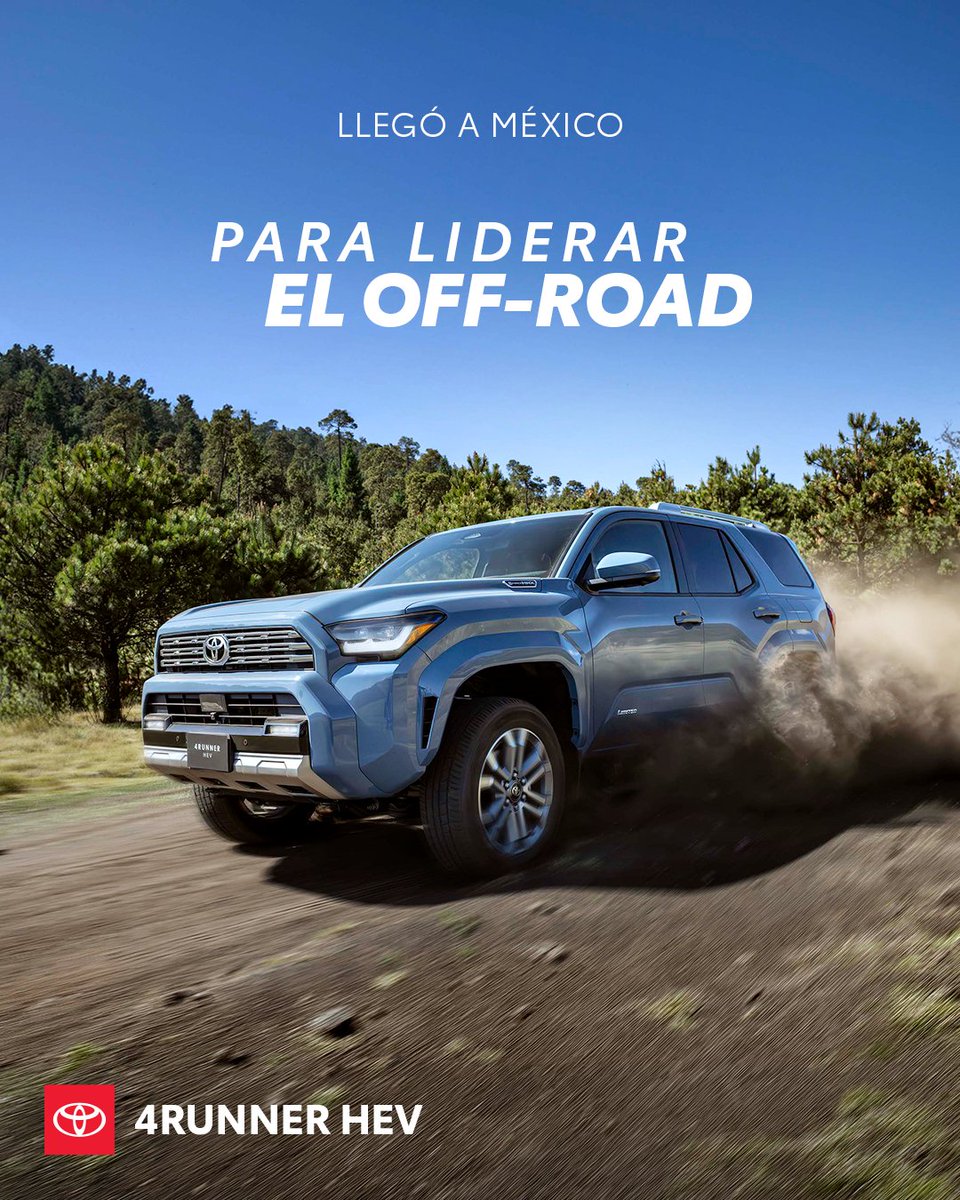 México recibe un nuevo alfa. Descubre todo lo que tiene la #Nueva4Runner. #TuTerritorio bit.ly/Toyota4RunnerH…