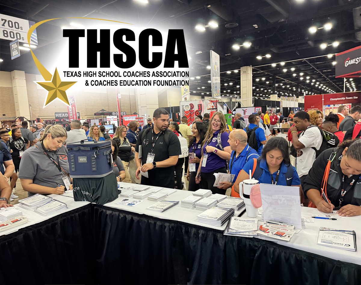 TXCcoachinsider's tweet image. 🤠 We had a blast at the 2025 THSCA Convention & Coaching School!
Thank you to all who stopped by to grab goodies and update their coaches for the directory.
🎉 YETI winners: Coach Kenneth Jackson (Alvin HS), Coach BL Miller (Lexington HS) & Texas Turf Services!
@THSCAcoaches