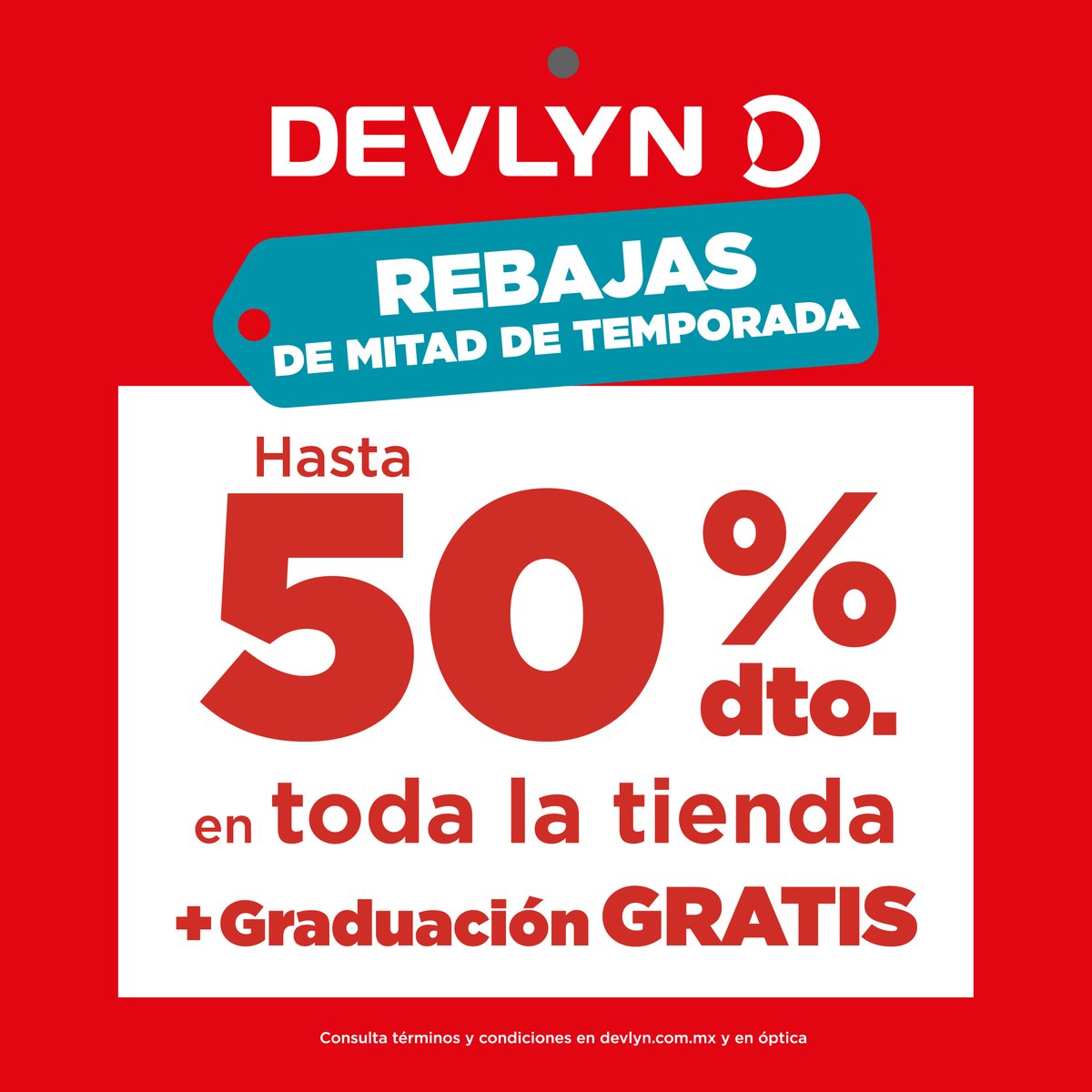 Plaza Satélite (@psatelite) on Twitter photo ¡Las rebajas de mitad de temporada llegaron a <a href="/Opticas_Devlyn/">Ópticas Devlyn</a> de Plaza Satélite! 👓
Aprovecha hasta 50% de descuento en toda la tienda + graduación gratis en tu compra.
Es el momento perfecto para renovar tus lentes con estilo, calidad y el mejor precio. ¡Las rebajas de mitad de temporada llegaron a <a href="/Opticas_Devlyn/">Ópticas Devlyn</a> de Plaza Satélite! 👓
Aprovecha hasta 50% de descuento en toda la tienda + graduación gratis en tu compra.
Es el momento perfecto para renovar tus lentes con estilo, calidad y el mejor precio.