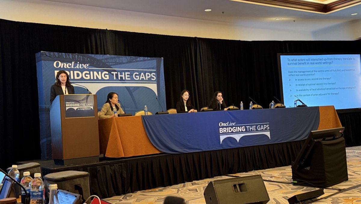 Fawzi Abu Rous, MD (@fawziaburous) on Twitter photo A true masterclass on 1st-line treatment for EGFR+ NSCLC by <a href="/JuliaRotow/">Julia Rotow MD</a> kicking off the second session at <a href="/OncLive/">OncLive.com</a> #BTGLung2025 👏
Looking forward to more great talks from <a href="/LeXiuning/">Xiuning Le MD PhD</a>, <a href="/AnaVManana/">Ana I. Velázquez Mañana, MD, MSc, FASCO</a>, <a href="/JSabari/">Joshua Sabari, MD</a>, and <a href="/ElaineShumMD/">Elaine Shum</a>.
#LungCancer #Oncology #LCSM A true masterclass on 1st-line treatment for EGFR+ NSCLC by <a href="/JuliaRotow/">Julia Rotow MD</a> kicking off the second session at <a href="/OncLive/">OncLive.com</a> #BTGLung2025 👏
Looking forward to more great talks from <a href="/LeXiuning/">Xiuning Le MD PhD</a>, <a href="/AnaVManana/">Ana I. Velázquez Mañana, MD, MSc, FASCO</a>, <a href="/JSabari/">Joshua Sabari, MD</a>, and <a href="/ElaineShumMD/">Elaine Shum</a>.
#LungCancer #Oncology #LCSM
