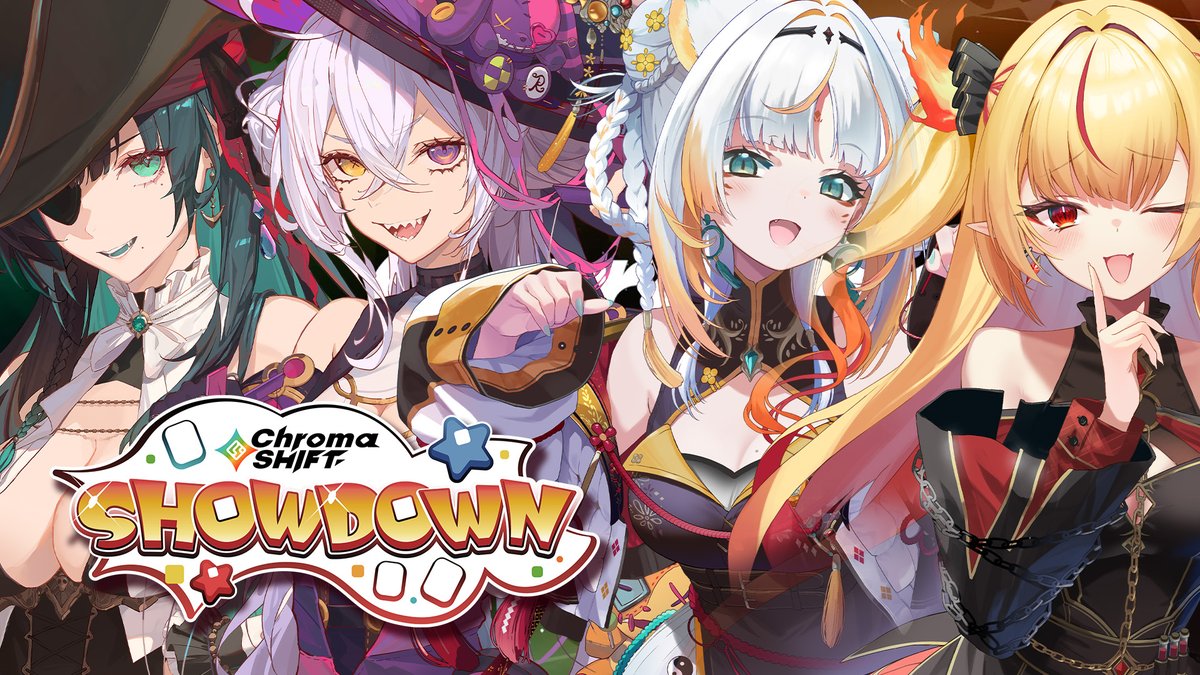 ChromaSHIFT_BUS's tweet image. The second episode of "ChromaSHIFT Showdown" is out NOW!
▶️ youtu.be/sz4u-quFpVs
✨ Feat. @cerseasoulstorm @RikiPoppet @rubyruneheart @TaigaToragami
Working once again with @StreamShowdown, we bring you another fun segment of games and trivia!