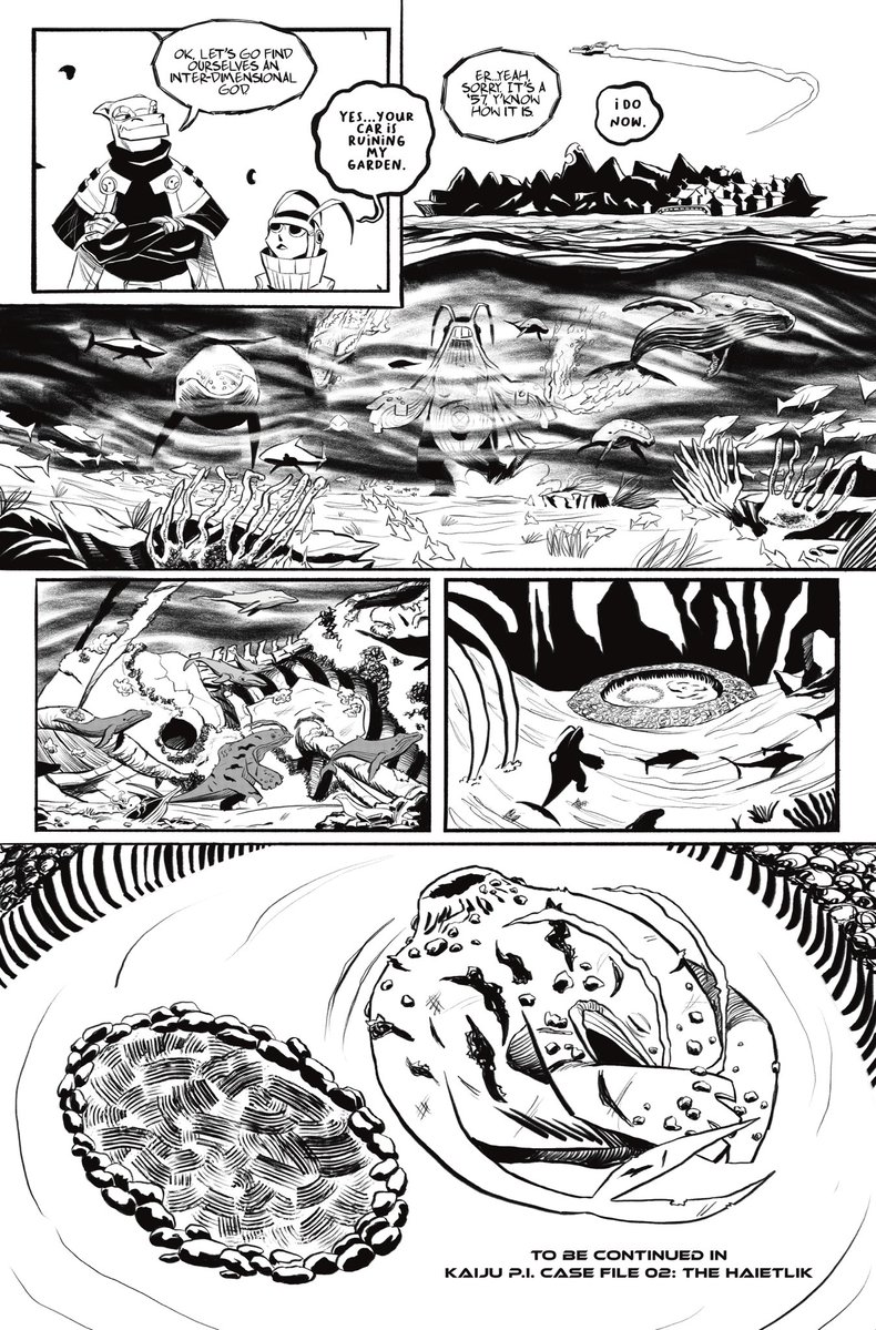 maxpinelliart's tweet image. Kaiju PI #2 is done, but I don't have a cover yet. It'll be on my Patreon this August :)
