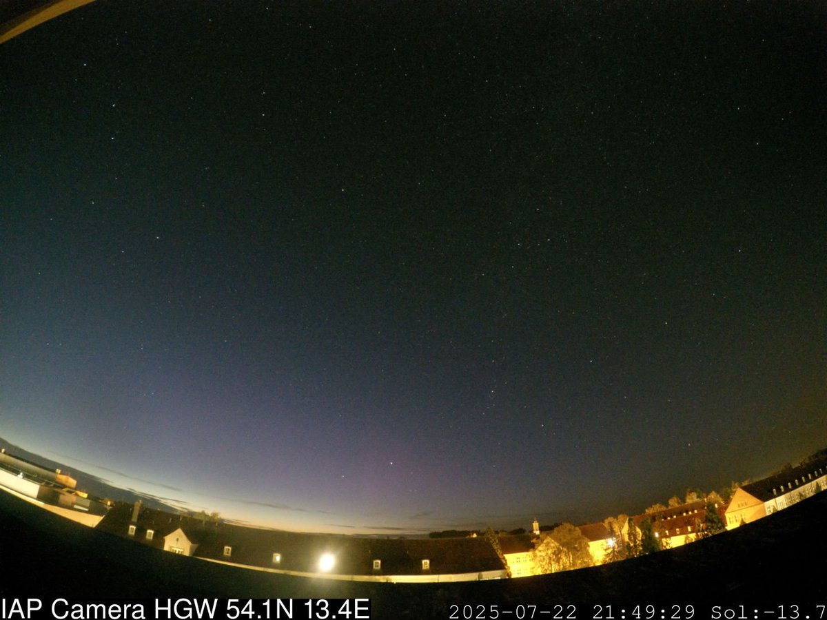 MetJam_'s tweet image. A little bit of aurora at 54N in Germany.