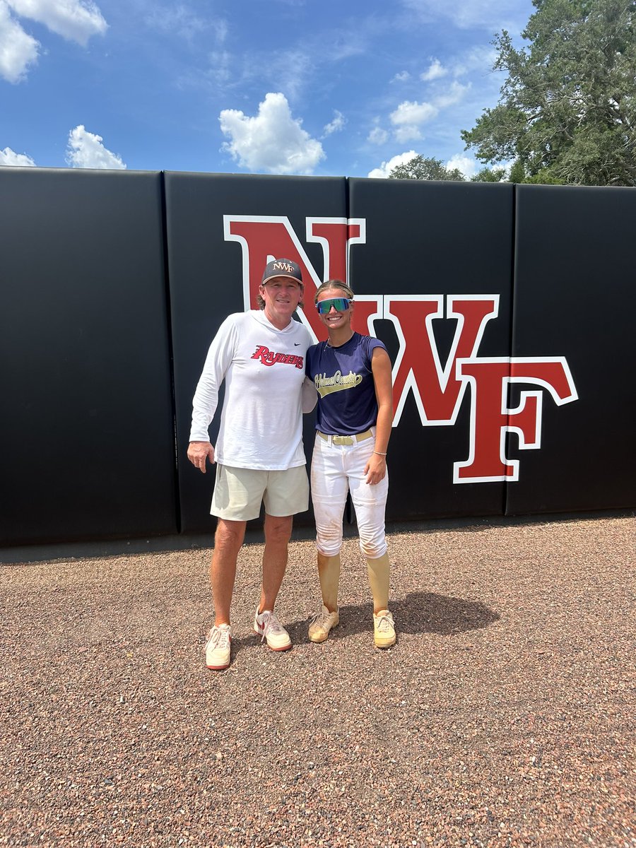 JaceeBowers's tweet image. Thank you NWF Softball for an amazing camp today! It was an awesome experience getting to work with the National Champion coaching staff. I truly enjoyed every minute! @NWFRaiders_SB @AndyLeeNWF