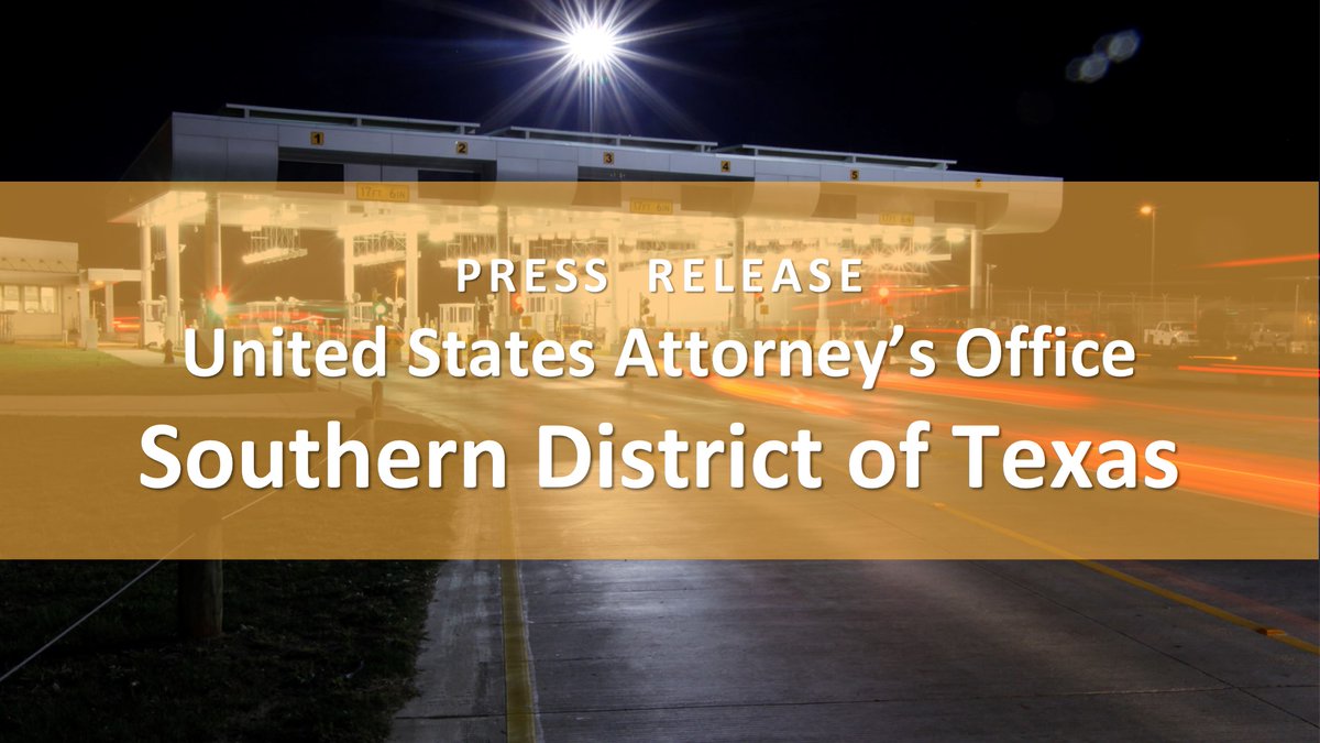 USAO_SDTX's tweet image. ‘We knocked her out with some gummies:’ trafficker sent to prison for conspiring to smuggle toddler from Mexico
#Laredo #RGV
justice.gov/usao-sdtx/pr/w…