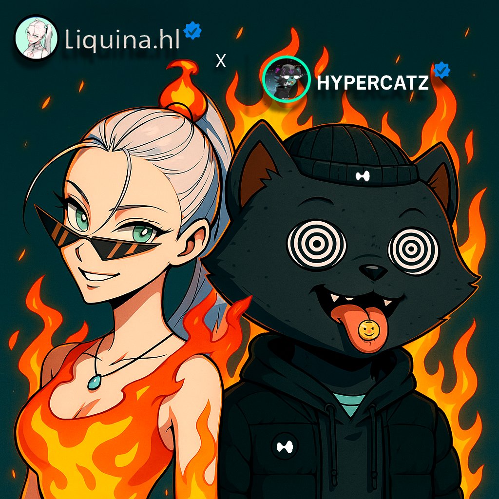 X (@xyvexlabs) on Twitter photo We’re teaming up with the amazing <a href="/LiquinaHL/">Liquina.hl</a> for something HOT on Hyperliquid!
To celebrate, we’re giving away 10 GTD spots 🎁
To enter:
🐱 Like + RT
🔥 Drop your EVM Wallet
💧Follow <a href="/LiquinaHL/">Liquina.hl</a> & <a href="/HypercatzX/">Hypercatz</a>
Winners in 24h ⏳
Let’s cook 🧪
#Hyperliquid #NFTs #GTD #Giveaway We’re teaming up with the amazing <a href="/LiquinaHL/">Liquina.hl</a> for something HOT on Hyperliquid!
To celebrate, we’re giving away 10 GTD spots 🎁
To enter:
🐱 Like + RT
🔥 Drop your EVM Wallet
💧Follow <a href="/LiquinaHL/">Liquina.hl</a> & <a href="/HypercatzX/">Hypercatz</a>
Winners in 24h ⏳
Let’s cook 🧪
#Hyperliquid #NFTs #GTD #Giveaway