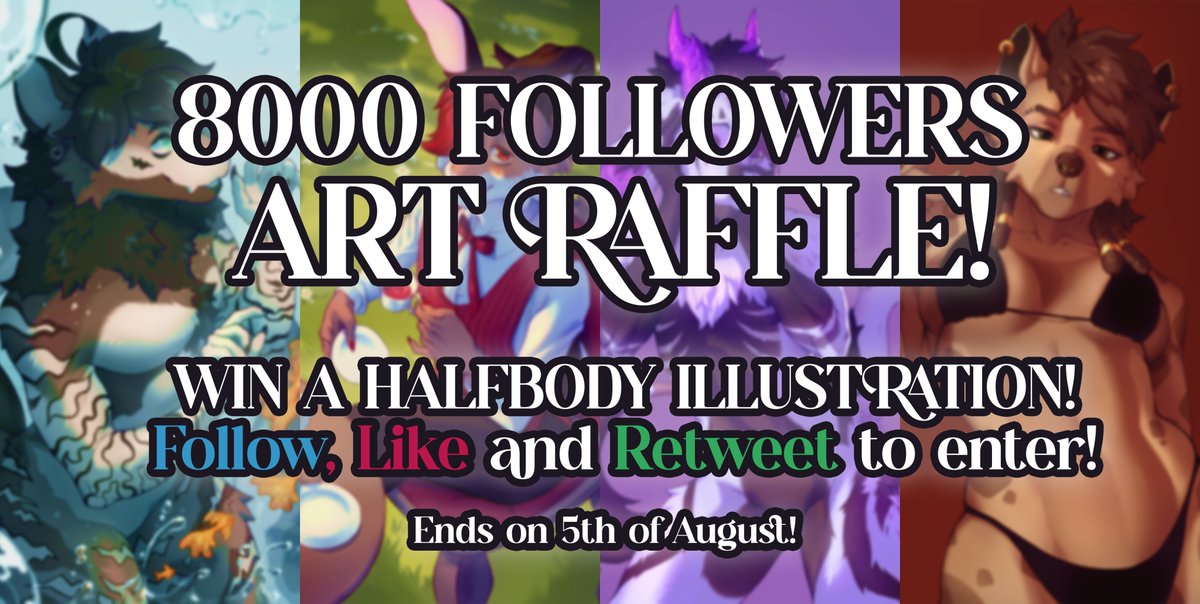 loukami_'s tweet image. 🌺8K FOLLOWERS ART RAFFLE 🌺

✦ Rules:
• Follow, RT and like the post!
• Comments are optional, but welcome!
• Winner get choosen at random
• Ends on 5th of August!