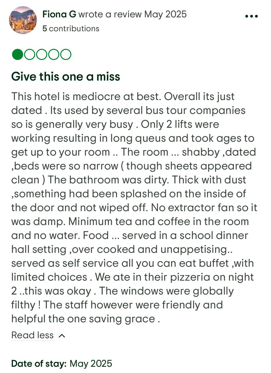 MonkEmma's tweet image. Just to be clear, this is what Reform accounts considers a “luxury hotel”🙄