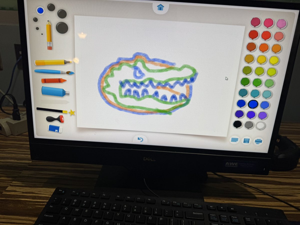 NapierKurt's tweet image. We’re in Athens, GA this week for my wife’s work training. We saw a Gator at the zoo. Left some artwork at the local library. 🐊