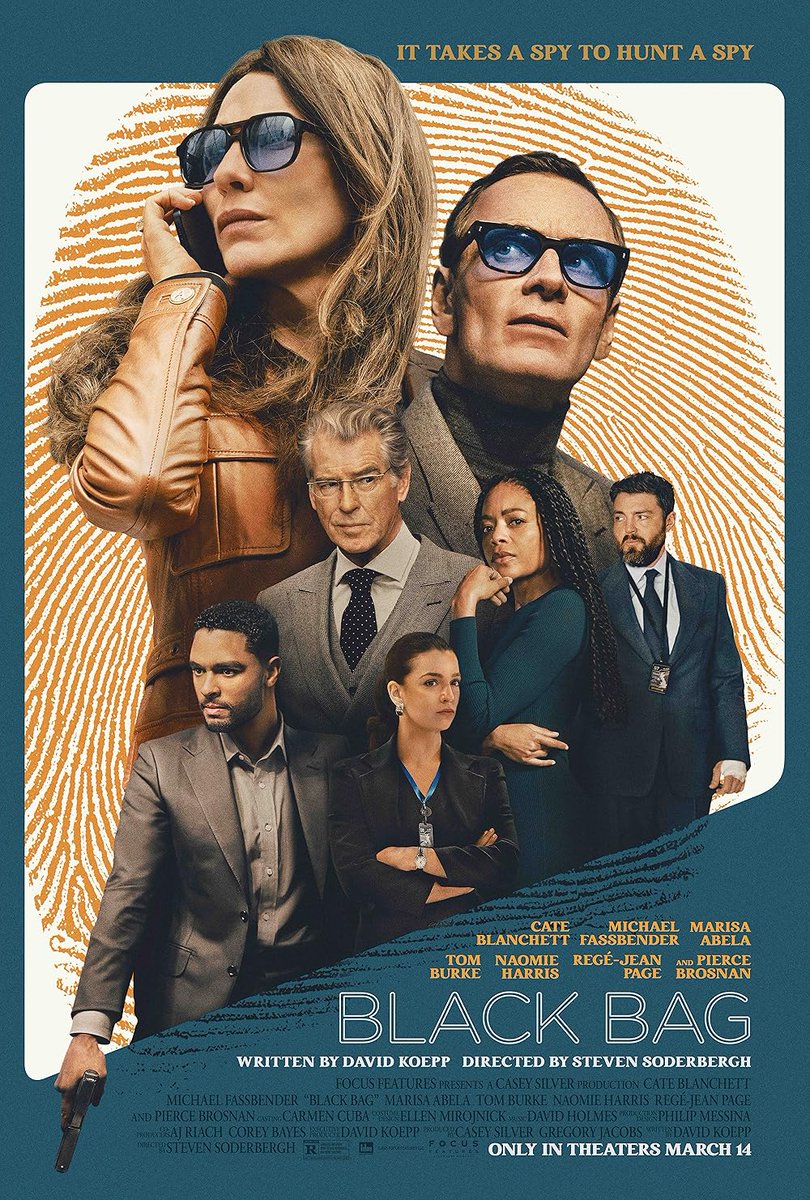 peppexv's tweet image. #Soderbergh drops a spy thriller that trades guns for mind games, and it works. #Fassbender’s electric, the dialogue cuts deep, and it all plays out like #VirginiaWoolf with nuclear codes. No action? No problem. It’s icy, intimate, and slick as hell.

4 stars 
#SpyThriller #Film