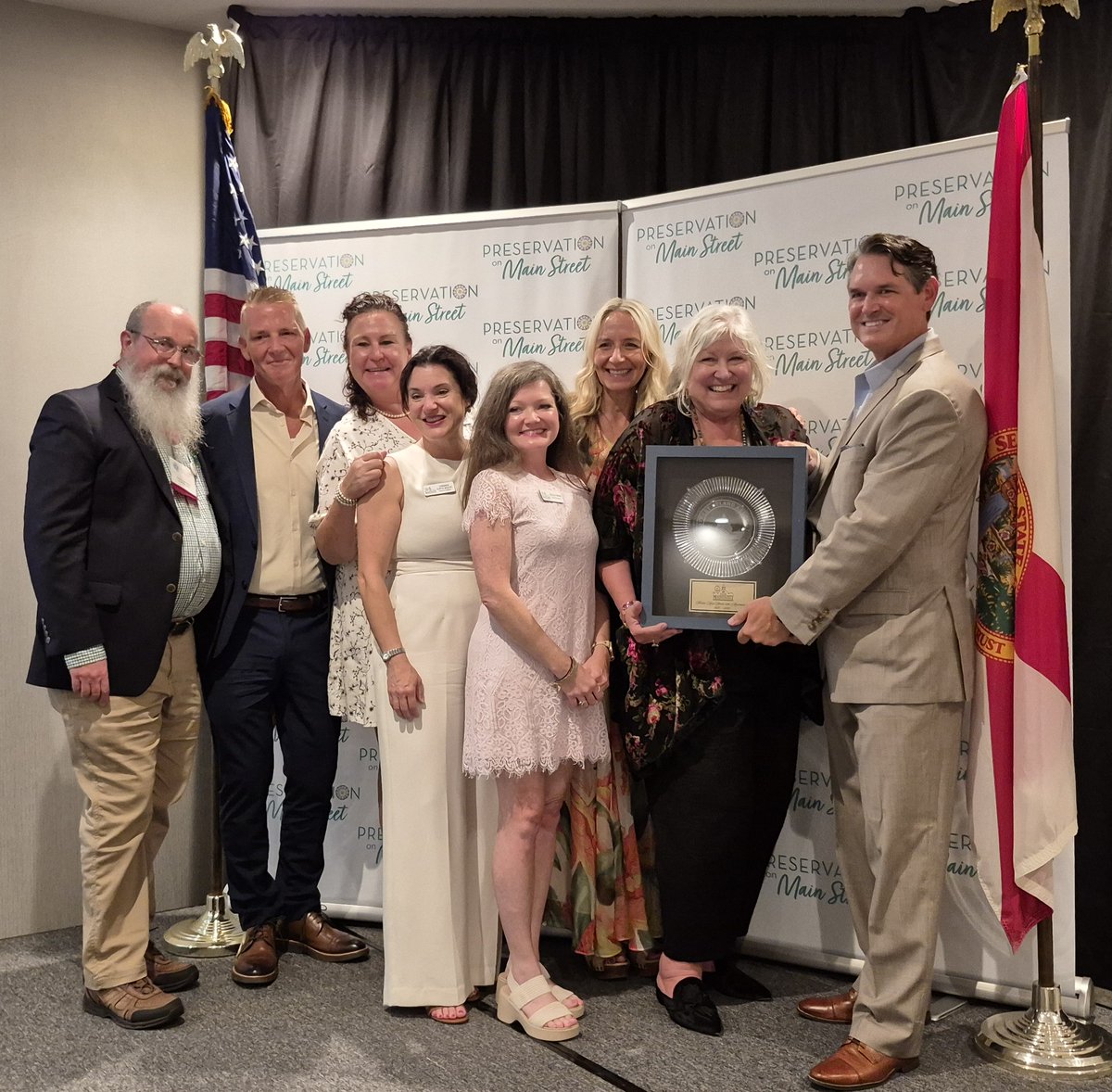 FLSecofState's tweet image. Secretary of State @CordByrd was honored to present the Secretary of State Awards and the Florida Preservation Awards at the annual Preservation on Main Street Conference in Fernandina Beach. The awards recognize communities and individuals throughout the state who best exemplify…