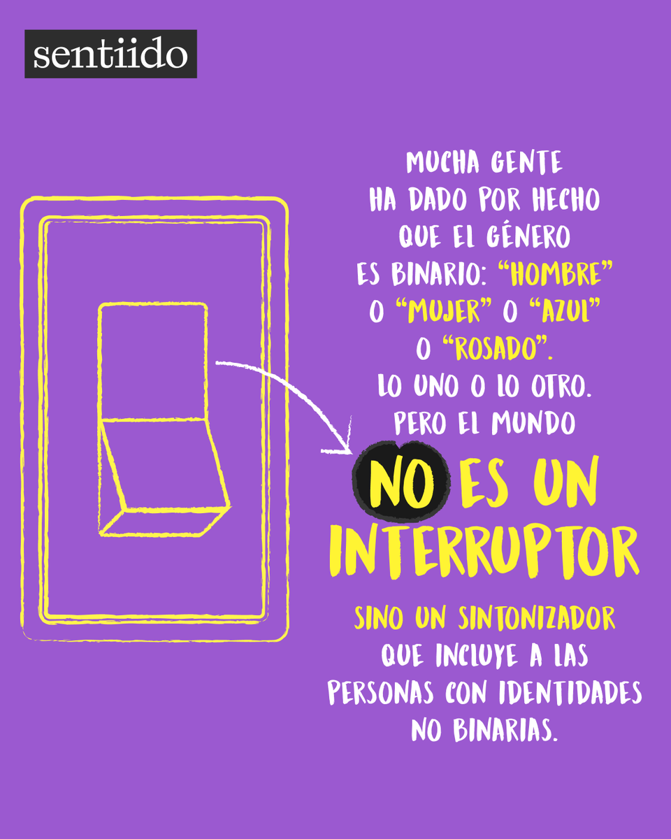 Sentiido's tweet image. 🫶Por qué asumir el género como un binario y no como un espectro...