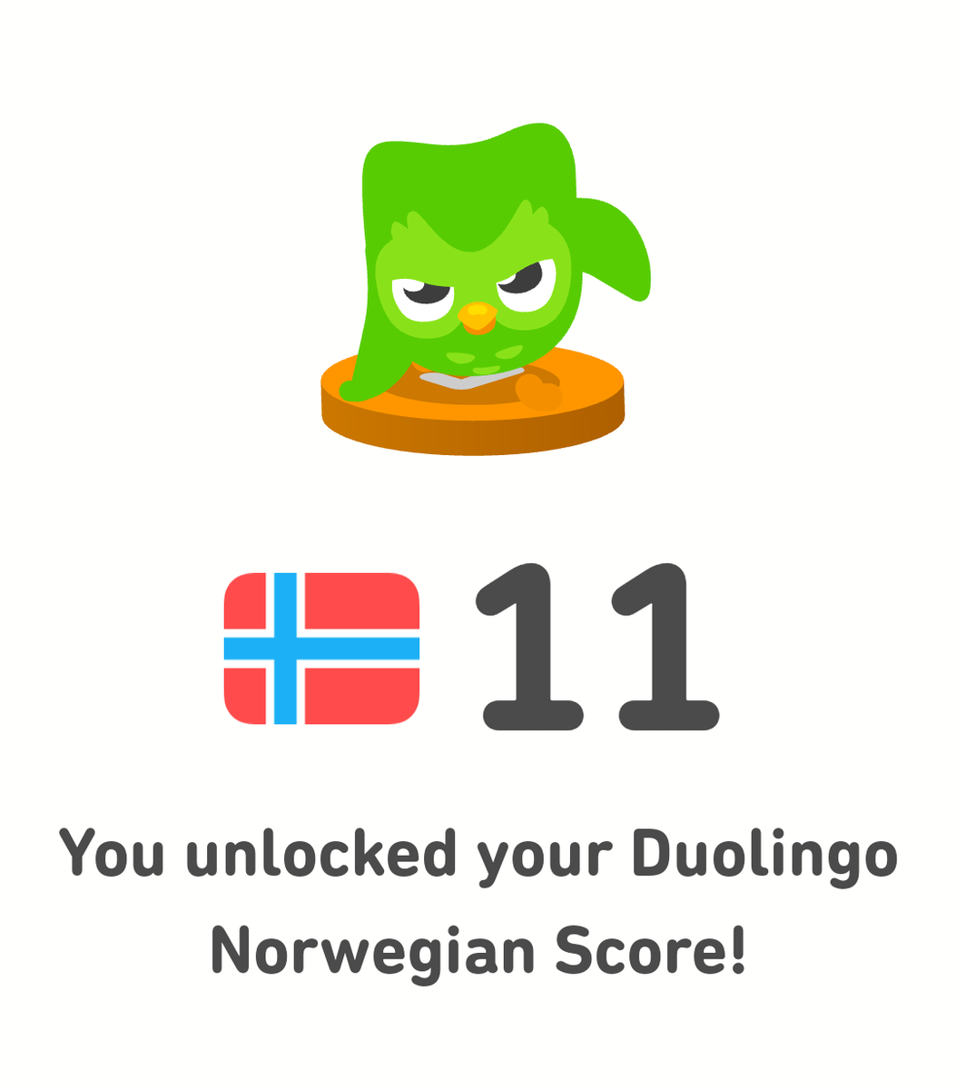 cwfernandes's tweet photo. Saúde mental: aprender um novo idioma depois de adulto, reduz em até 30% a probabilidade de ter doenças neurodegenerativas!
Hoje tive mais uma aula fantástica de NORUEGUÊS e tive um aproveitamento sensacional 🙂
🇳🇴🇳🇴🇳🇴🇳🇴🇳🇴🇳🇴
#noruegues #NorwegianClass #duolingo #saudemental https://t.co/ClnzALvpNW